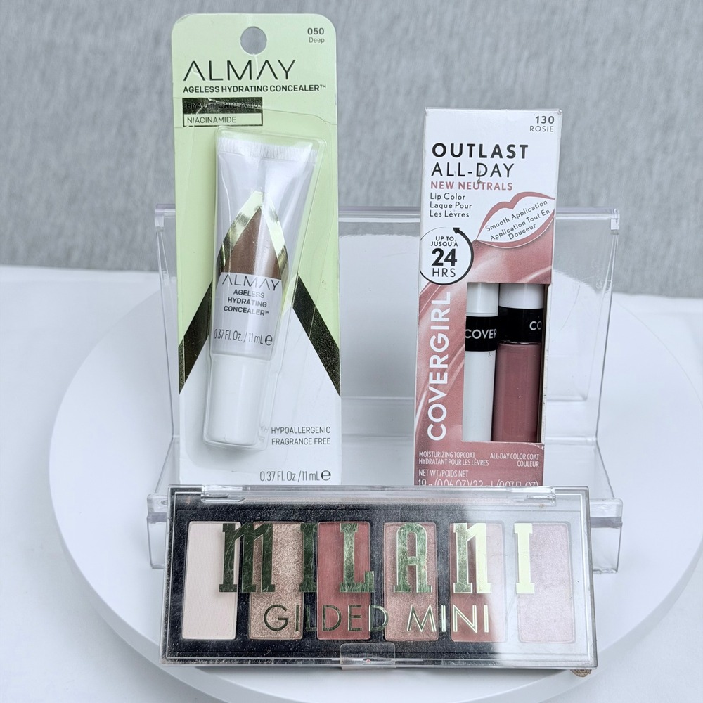 Almay Concealer Covergirl Outlast Lip Color Milani Gilded Palette Makeup Set